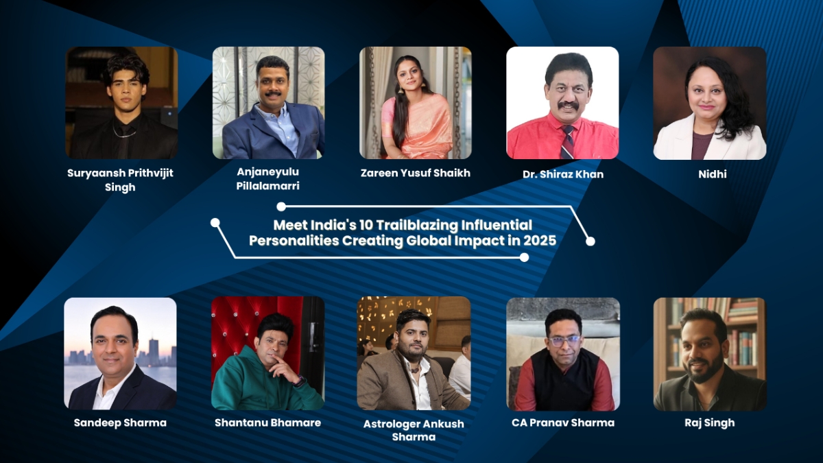 Meet India’s 10 Trailblazing Influential Personalities Creating Global Impact In 2025 by Spatz Media