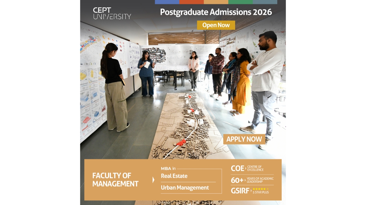 Tap Into India’s Urban Growth Story with CEPT’s Specialised MBA Programs