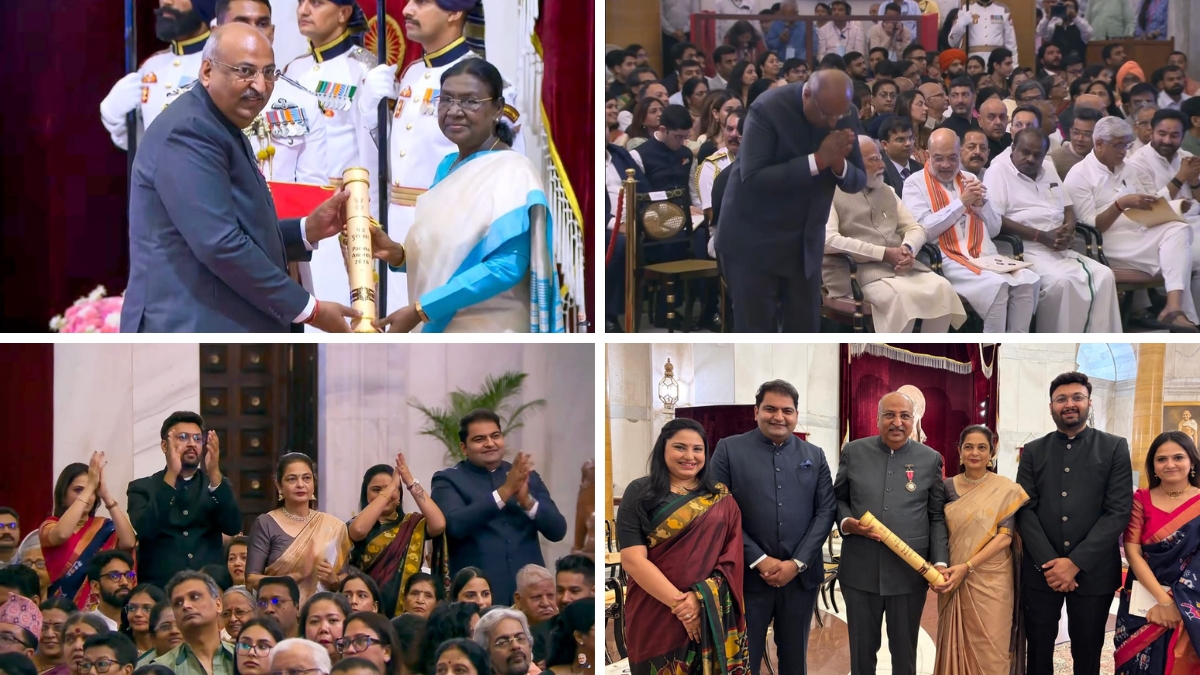 Rashtrapati Bhavan Honours ‘Organ Man of India’ Nilesh Mandlewala with Padma Shri