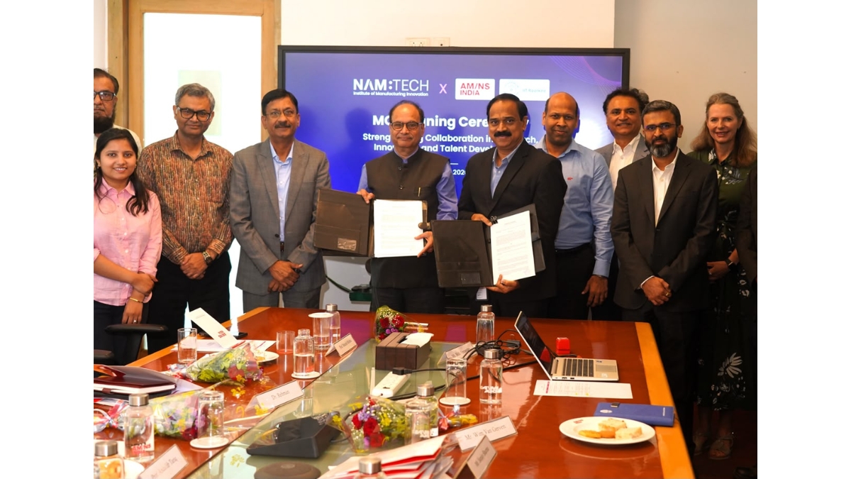 AM/NS India and IIT Roorkee Sign Strategic MoU to Advance Education, Research, and Innovation in Manufacturing and Steel Technologies