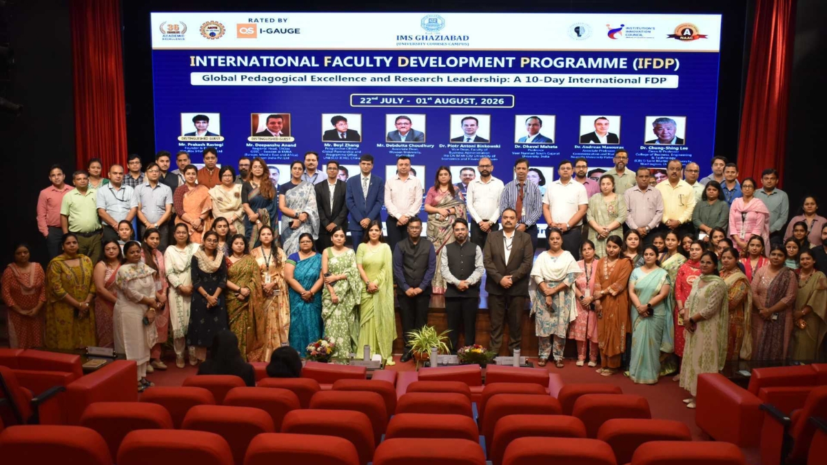 IMS Ghaziabad (University Courses Campus) Concludes 10-Day International FDP on Global Pedagogical Excellence and Research Leadership