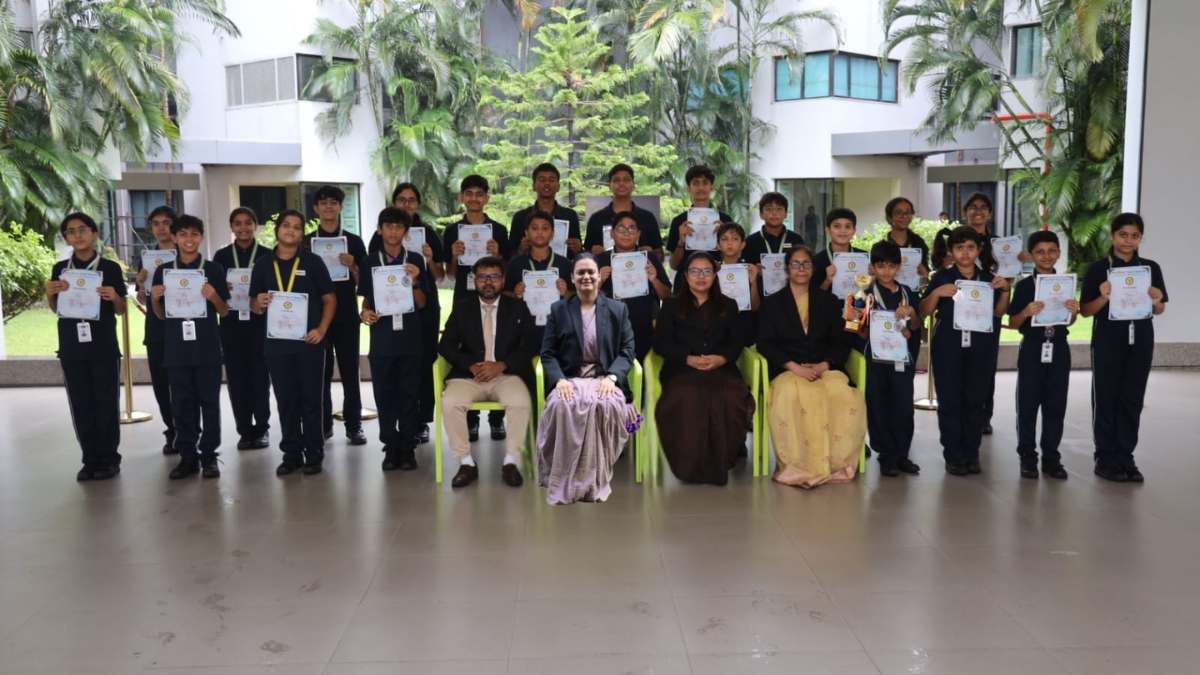 GD Goenka International School Surat students win multiple medals at Surat District Motivational Swimming Competition