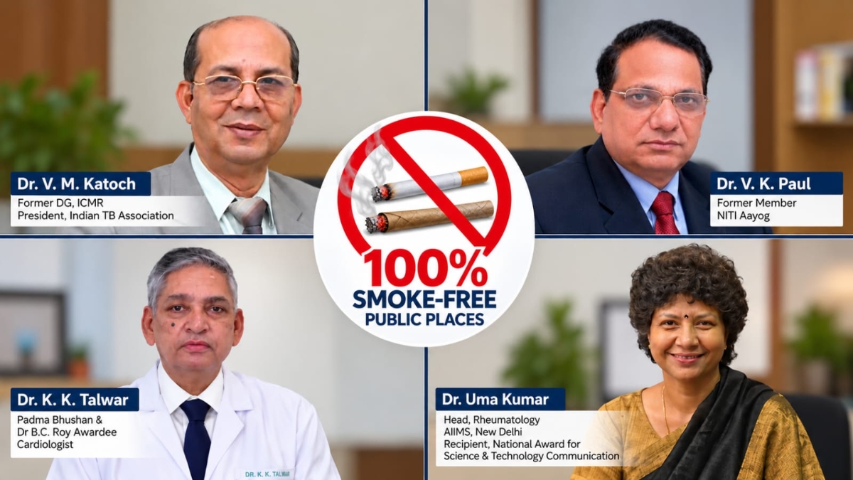 3.25 lakh Indians die annually from second-hand smoke: Experts seek 100% smoke-free public places