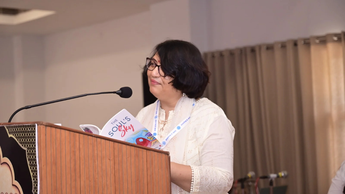 Neelam Saxena Chandra’s 85th Book, The Soul’s Sky, Released at LWG LitFest